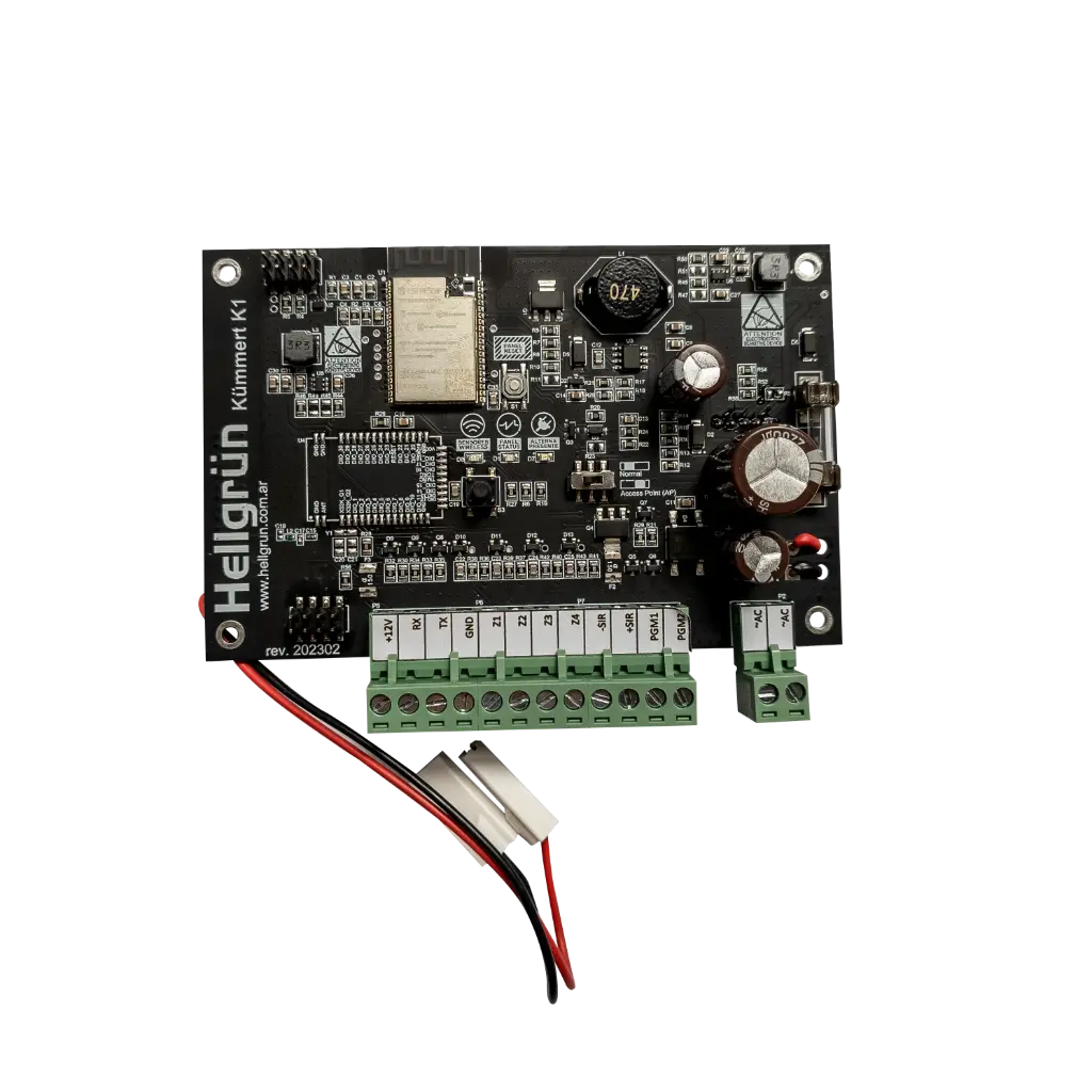 GL-K1 Kummert Placa 8 zonas cableadas con comunicación WiFi
