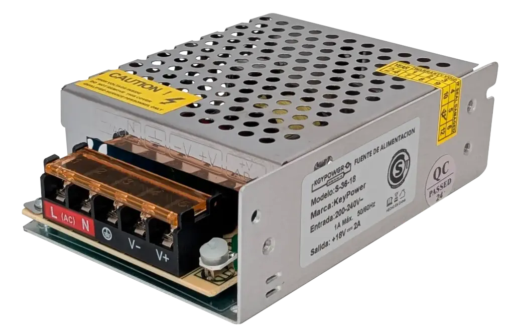 Fuente switching 18vC 2Ah 36w
