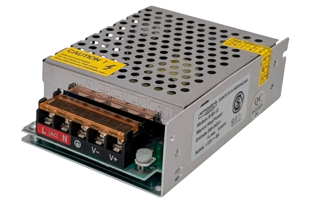 Fuente switching 12v 5ah 60w