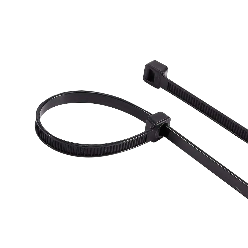 PRECINTO DE NYLON 4.8MM X 250MM - NEGRO  X 100 UNI