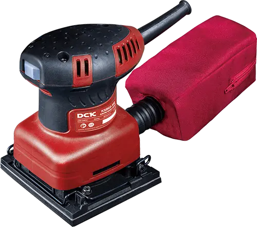 LIJADORA ORBITAL POTENCIA 200W ALMOHADILLA 100 x 110MM PESO 1.3KG INCLUYE BOLSA PARA POLVO, CARBONES