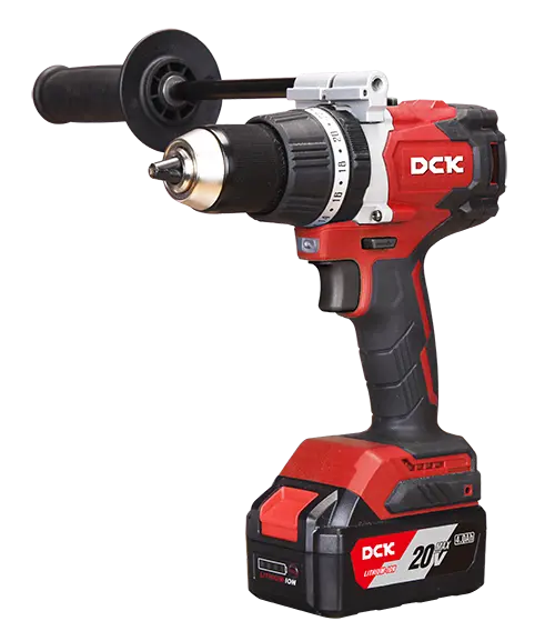 TALADRO ATORNILLADOR PERCUTOR INALÁMBRICO 850W MAX. TORQUE 120Nm MANDRIL 13MM MAX. DE PERFORACION ACERO 13MM, PARED 13MM, MADERA 45MM PESO 2.2KG MOTOR BRUSHLESS NO INCLUYE BATERIA