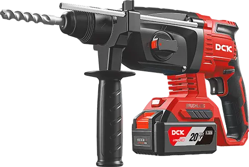 ROTOMARTILLO INALÁMBRICO POTENCIA 500W FUERZA DE IMPACTO 2.7J PESO 2.6KG MOTOR BRUSHLESS INCLUYE MEDIDOR DE PROFUNDIDAD, MANGO AUXILIAR, 3 FUNCIONES NO INCLUYE BATERIA