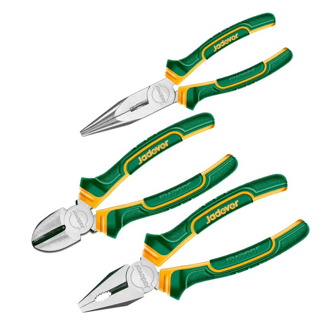 Kit pinzas mango ergonómico 3 piezas