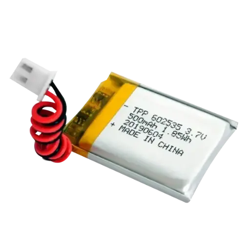 [TPP602535] TPP602535 3.7V 500 mAh (3 cables)     Conector: JST-XHP-2