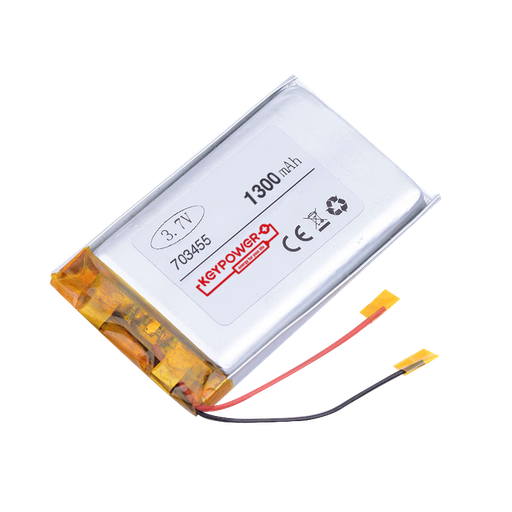 [TPP703455] TPP703455 3.7V 1300mAH Conector: Molex S1021-0300