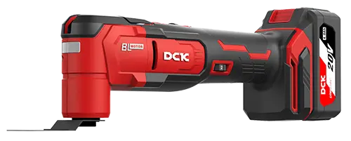 [KDMD20(TYPE Z)] SIERRA MULTICORTE OSCILANTE INALÁMBRICA 400W ÁNGULO DE OSCILACIÓN 3.2° PESO 1.3KG INCLUYE 2 HOJAS DE SIERRA, HOJA DE SIERRA DE SEGMENTOS, RASCADOR, PLATO LIJADOR, 15 LIJAS NO INCLUYE BATERÍA