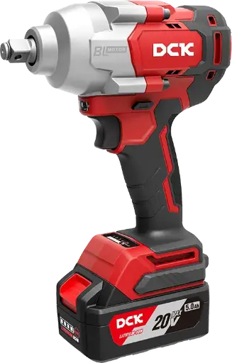 [KDPB698(TYPE DM)] LLAVE DE IMPACTO INALÁMBRICA POTENCIA 750W MAX. TORQUE 910Nm TAMAÑO DE PERNO ESTANDAR M10-M24 PESO 2.5KG MOTOR BRUSHLESS INCLUYE BATERIA 5Ah *1, MALETIN PLASTICO